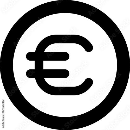 Coin Euro Icon – European Currency, Finance, and Money Symbols for Banking, Trading & UI Design

