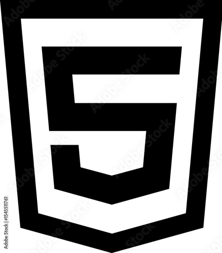 HTML5 Icon – Web Development, Markup Language, and Front-End Coding Symbol for UI & Tech