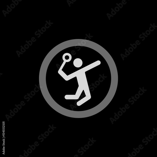 Badminton Circle Icon