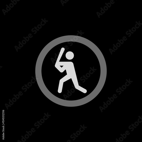 Baseball Circle Icon