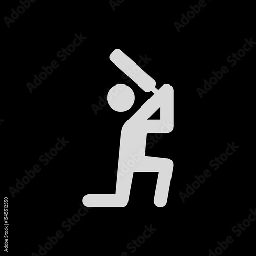 Cricket Player Icon
