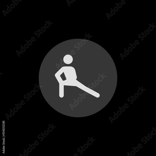 Flexibility Filled Circle Icon
