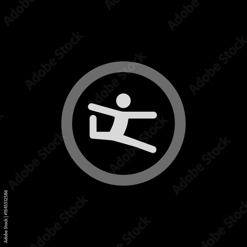Gymnastics Circle Icon