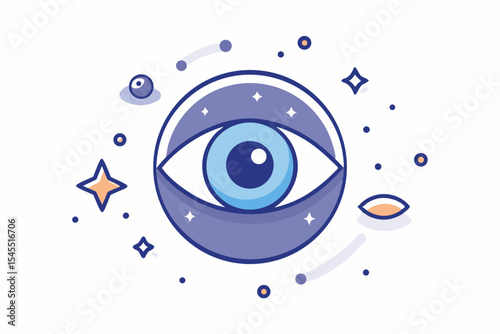 closed eye stars moon orbit