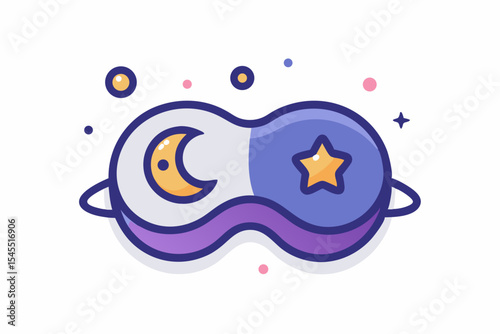 sleep mask moon stars glow