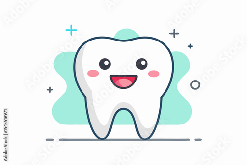 tooth smiling sparkles blush