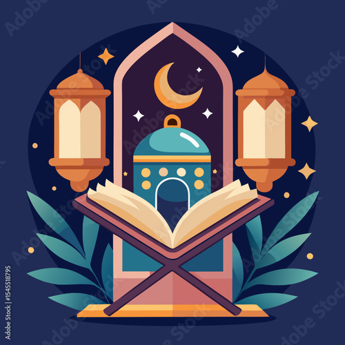 quran and lantern