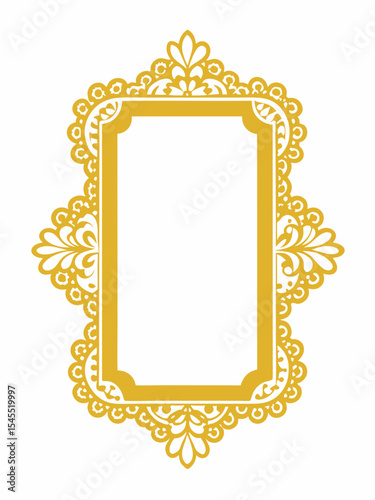 vintage antique lace pattern frame border