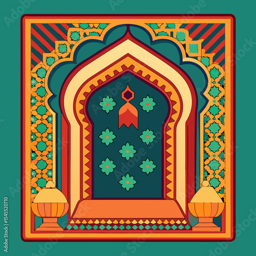 prayer rug graphic