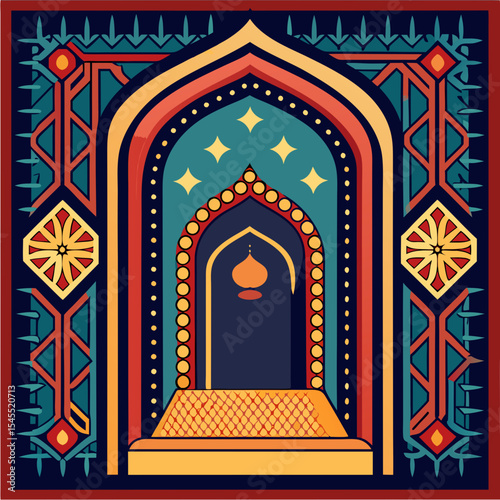prayer rug graphic
