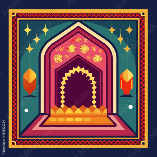prayer rug graphic