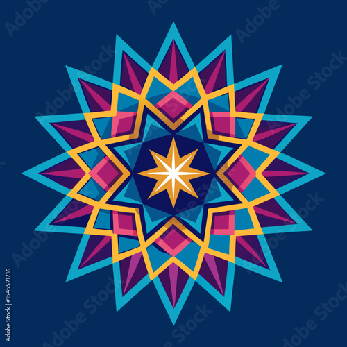 islamic star pattern