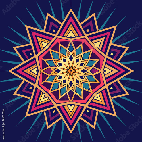 islamic star pattern
