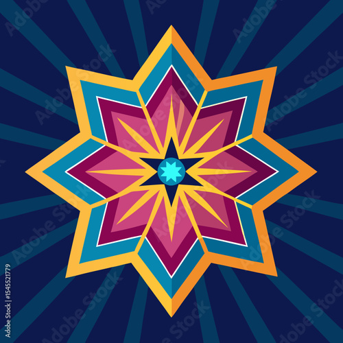 islamic star pattern