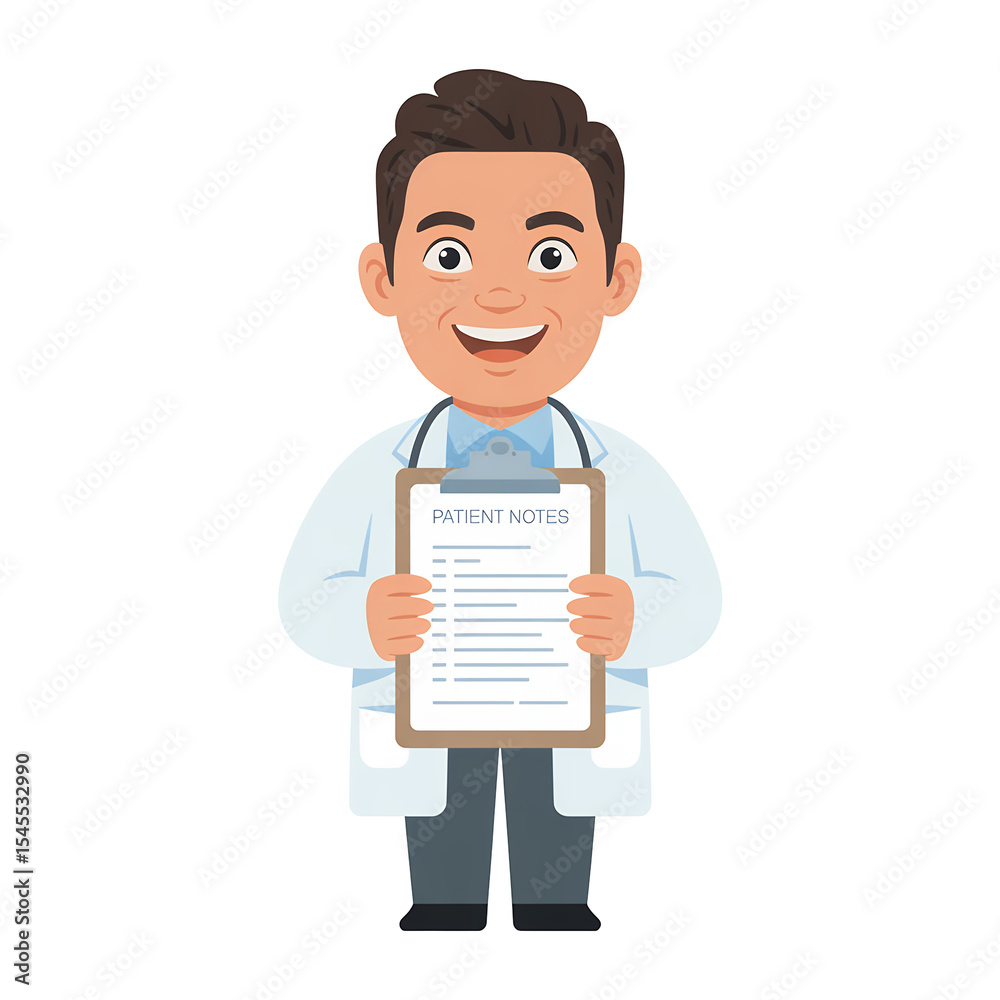Doctor with Patient Notes Doctor with Patient Notes