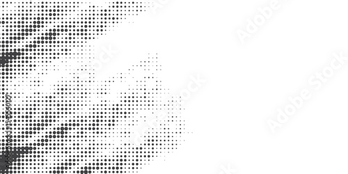 Background with monochrome dot texture. Polka dot pattern template. Background with black dots - stock vector dots basic background dots