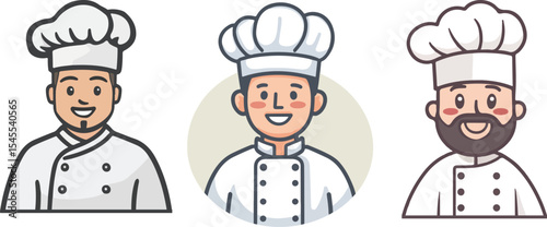 Cartoon chef illustration material

