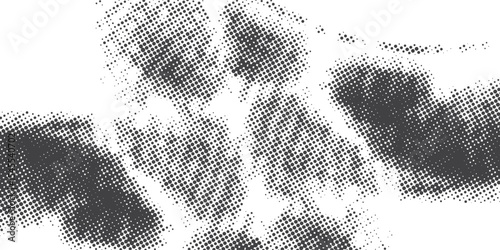 Background with monochrome dot texture. Polka dot pattern template