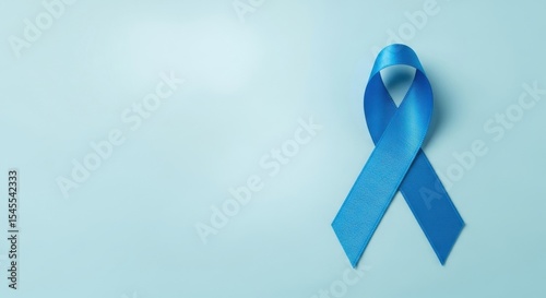 Light Blue Background With a Symbol for Awareness November