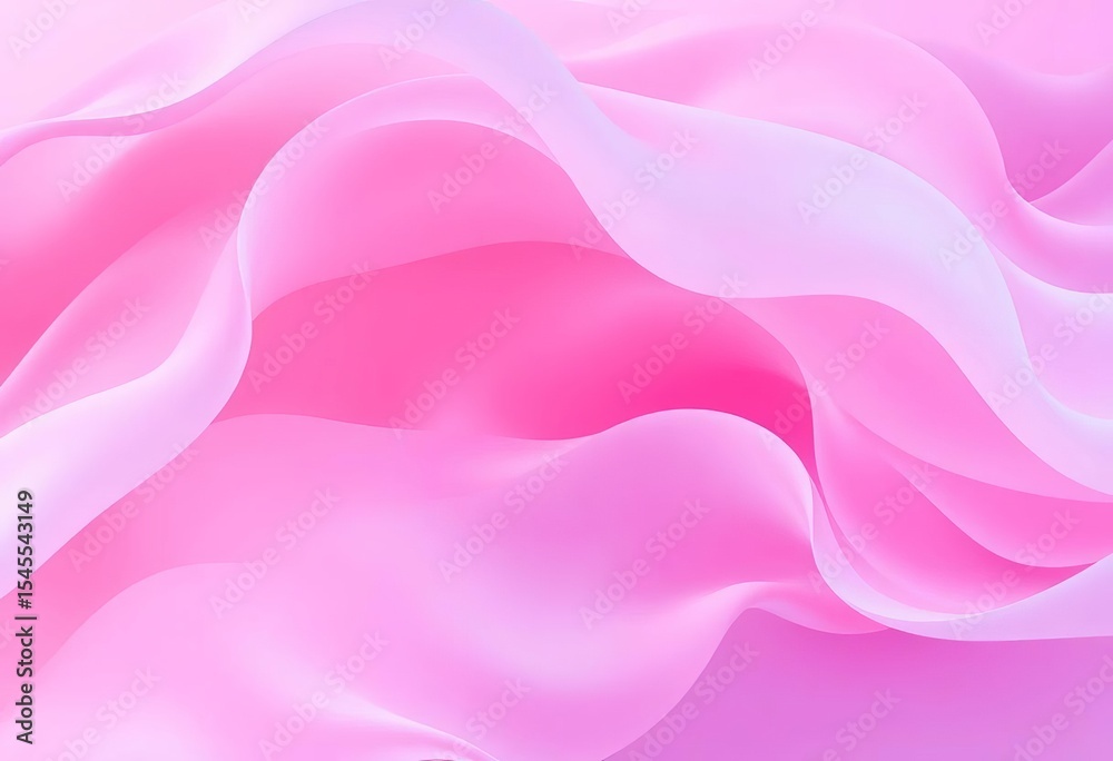 Obraz premium Soft pink and blue abstract wave pattern, ethereal and dreamy, minimalist, smooth