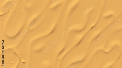 A high-resolution close-up texture image shows the smooth undulating patterns of pale yellow sand dunes in a desert landscape.
