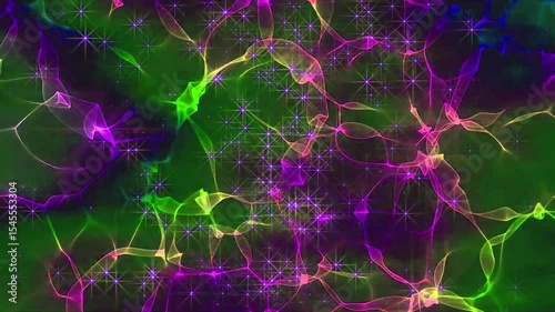 An abstract digital artwork featuring swirling patterns and vibrant colors, creating a mesmerizing visual experience.