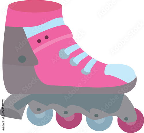 A vector art of a roller skate.