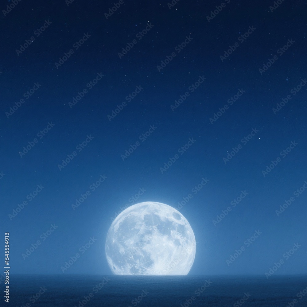 Obraz premium moon and stars