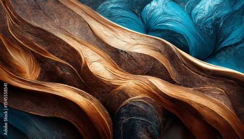 fantastic brown and blue texture abstract background