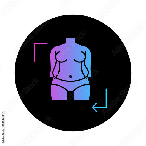 Fat Transfer – Arrows Representing Volume Enhancement Using Natural Fat