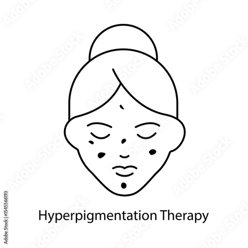 Hyperpigmentation Therapy – Face with Spots Representing Skin Tone Balance