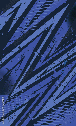 Abstract blue stripes modern background for sublimation sports jersey