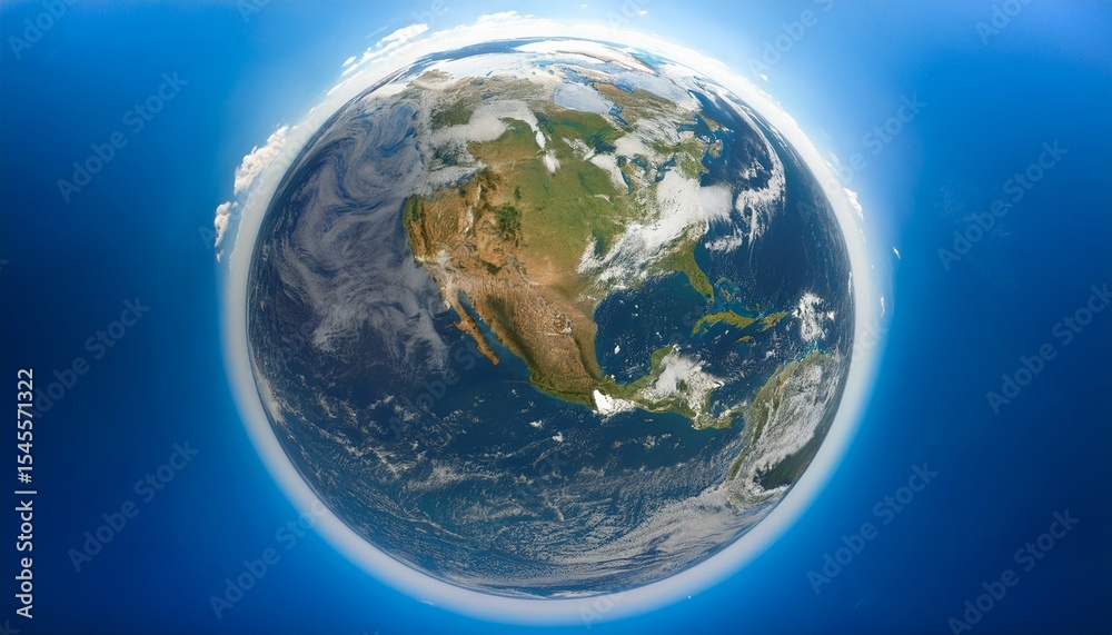 Fototapeta premium planet earth united states