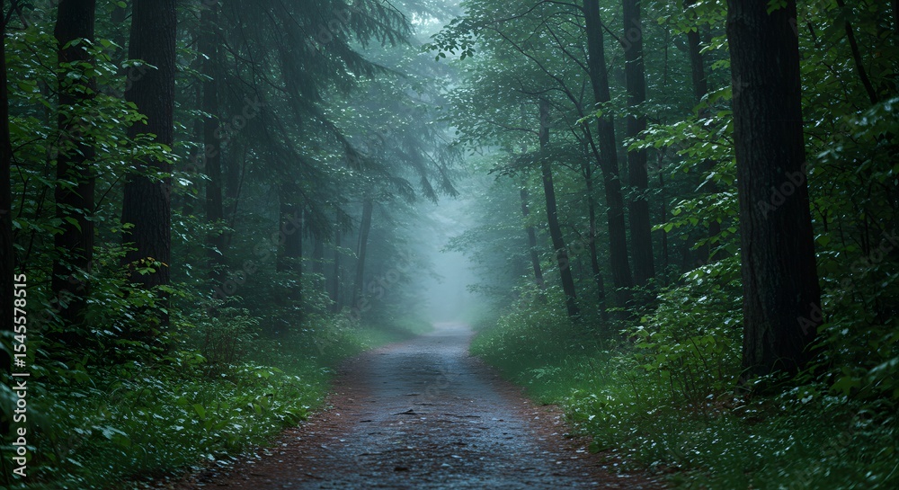 Obraz premium path in the forest