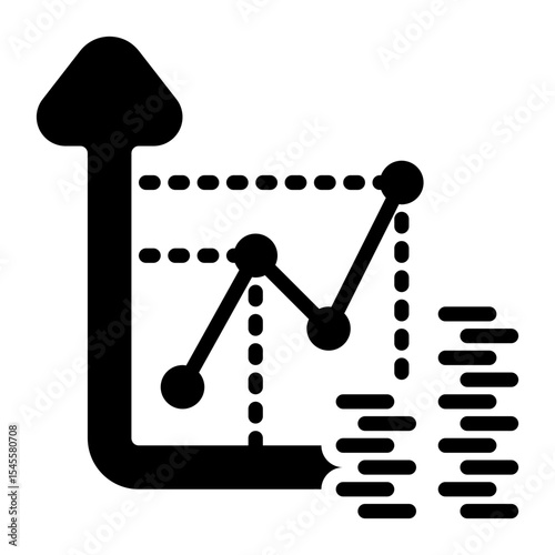 increase icon, glyph icon style