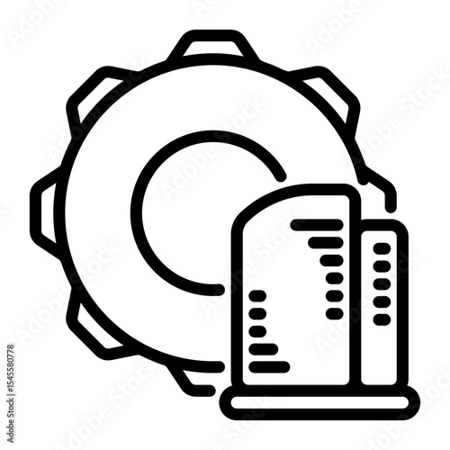 company icon, line icon style