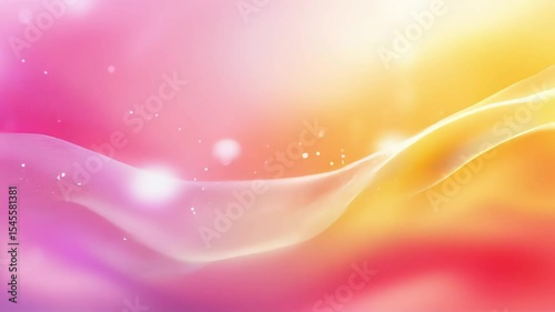 gradient pink yellow orange background with soft light wave motion