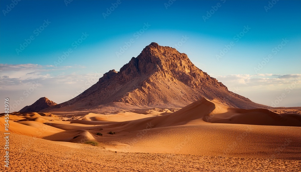 Naklejka premium mountain in desert