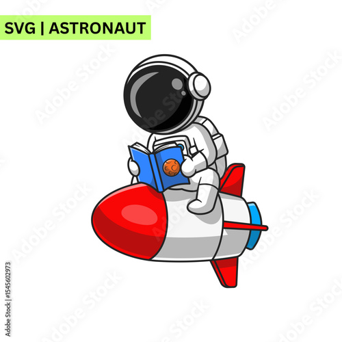 A whimsical astronaut vector design illustrating an astronaut riding a space whale through the cosmos, emphasizing imagination and wonder in a colorful artistic style.