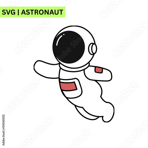 A captivating astronaut illustration featuring an astronaut standing on a distant planet, gazing at a colorful sunset over an alien landscape, symbolizing adventure and discovery.