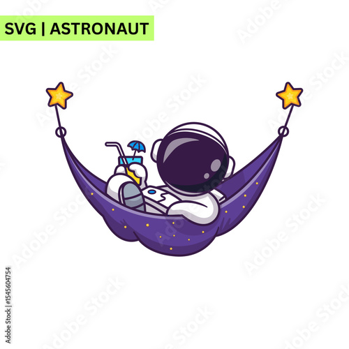 A dynamic astronaut illustration featuring an astronaut floating in zero gravity, surrounded by swirling galaxies and stars, symbolizing adventure and exploration.