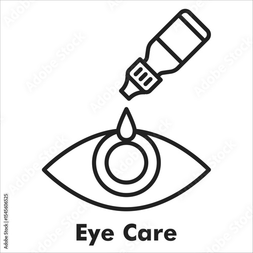 Eye Care Outline Icon