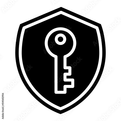 Private Key Icon Element For Design