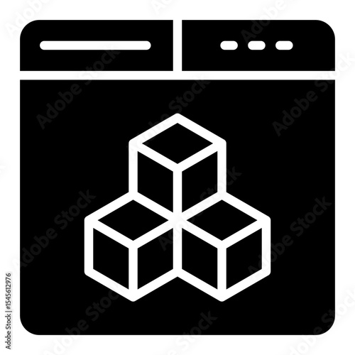 Web3 Connect Icon Element For Design