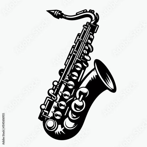 saxophone vector illustration
