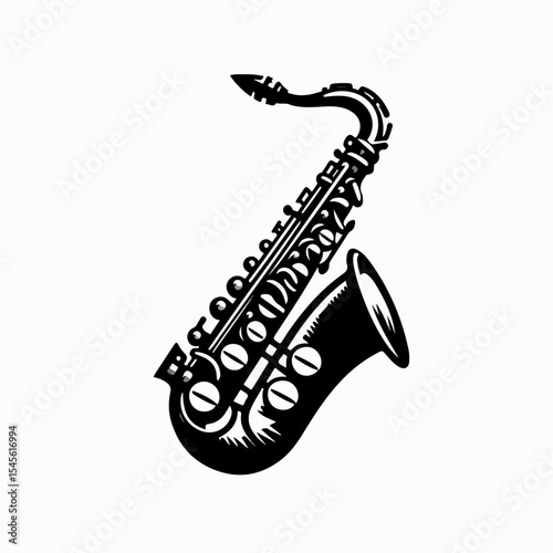 saxophone vector illustration