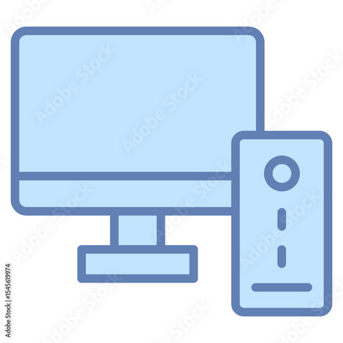 Decluttered Desktop Icon Element For Design