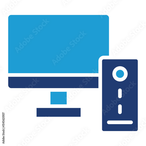Decluttered Desktop Icon Element For Design