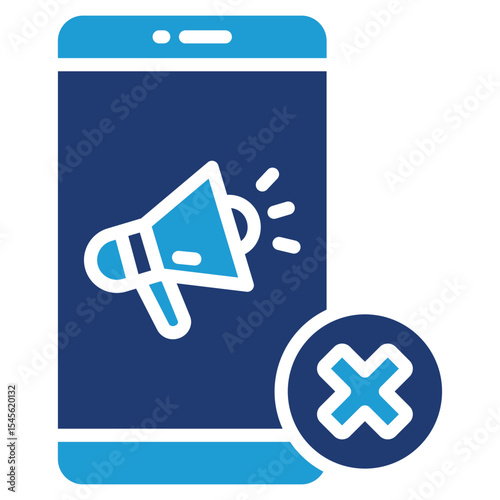 No Ads Icon Element For Design