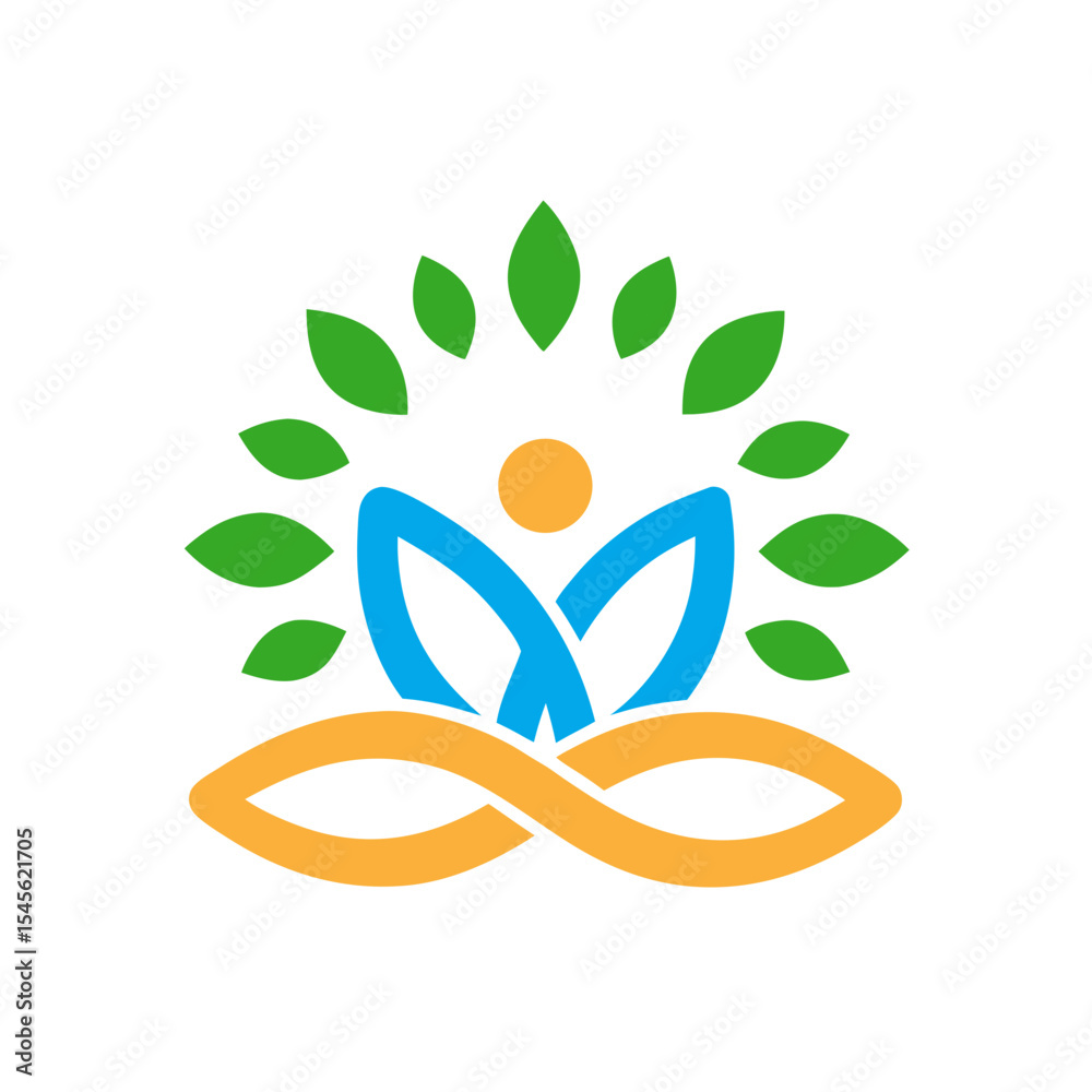 Obraz premium eco friendly logo